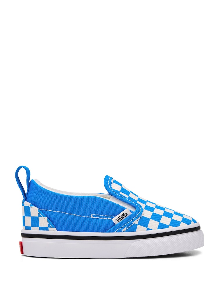 Vans Blue Toddler Classic Slip Ons Trainers - Image 1 of 2