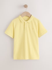 Yellow Short Sleeve Polo Shirt (3-16yrs) - Image 5 of 8