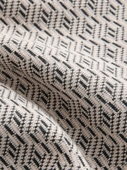 Neutral/Black Short Sleeve Jersey Polo Shirt (3-16yrs) - Image 4 of 4