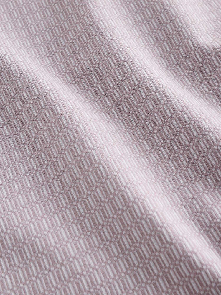 Violet mov mov - Tricou polo cu mânecă scurtă din jacquard (3-16ani) - Imaginea 4 din 4