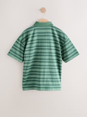 Green Short Sleeve Jersey Polo Shirt (3-16yrs) - Image 2 of 4