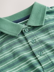 Green Short Sleeve Jersey Polo Shirt (3-16yrs) - Image 4 of 4
