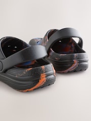 Orange/Black Marble Clogs - Image 3 of 5