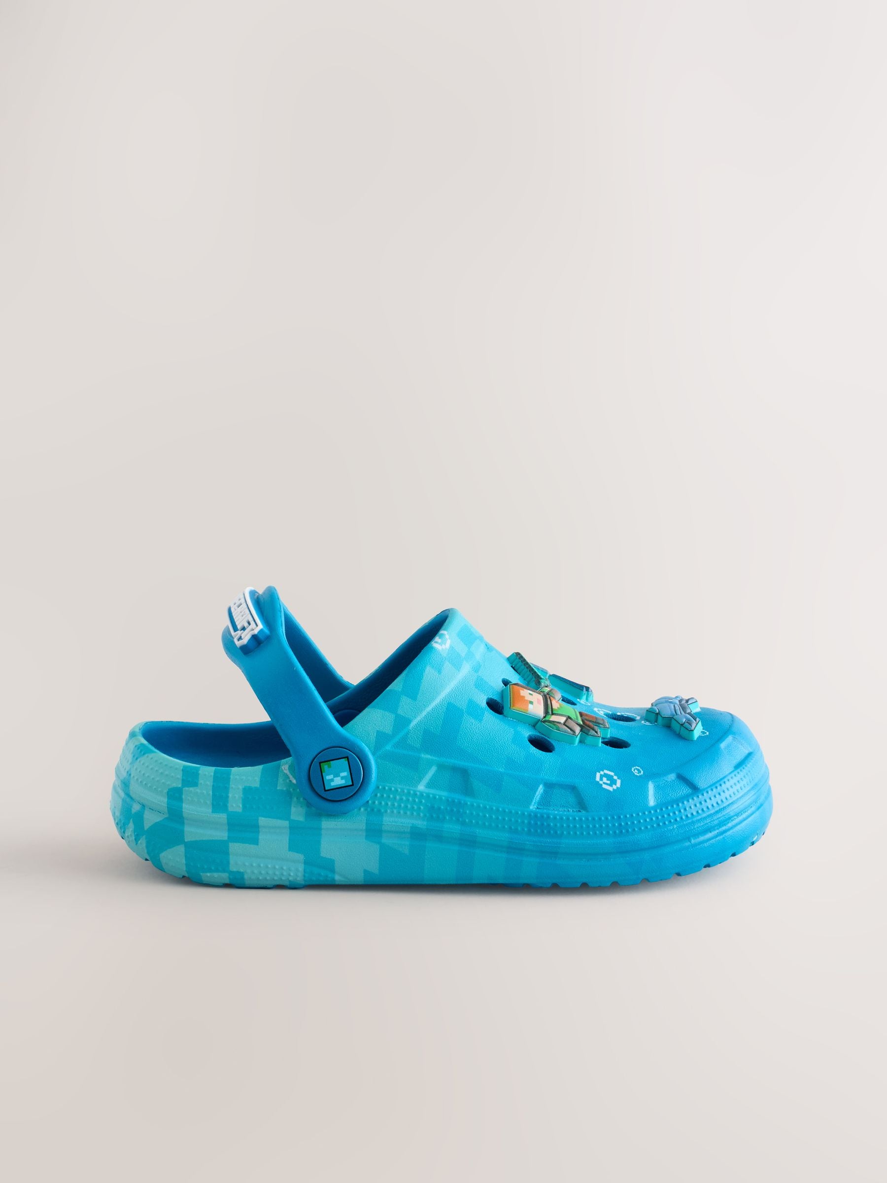 Buy Blue Minecraft Clogs from Next USA display picture 2