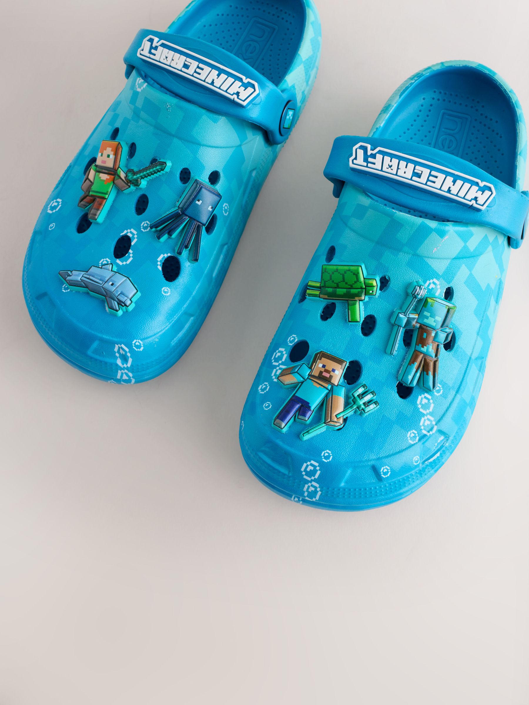 Buy Blue - Minecraft Clogs from Next Japan