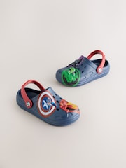 Navy/Red Marvel Clogs - Image 1 of 6