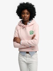 Superdry Pink Neon Logo Overhead Hoodie - Image 1 of 4