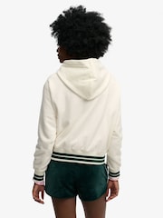 Superdry Cream Country Club Varsity Hoodie - Image 2 of 5