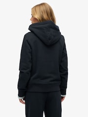Superdry Blue Essential Logo Emb Hoodie - Image 2 of 5