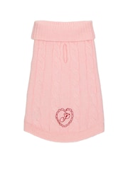 Victoria's Secret Pink Pink Tulip Cable Knit Pet Jumper - Image 1 of 2