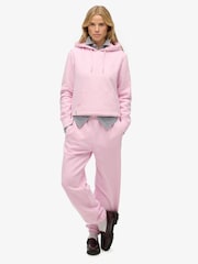 Superdry Pink Essential Logo Emb Hoodie - Image 3 of 5