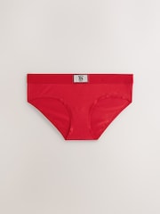 Victoria's Secret Black/Pink/Red/Shine Hipster Logo 4 Pack Knickers - Image 3 of 6