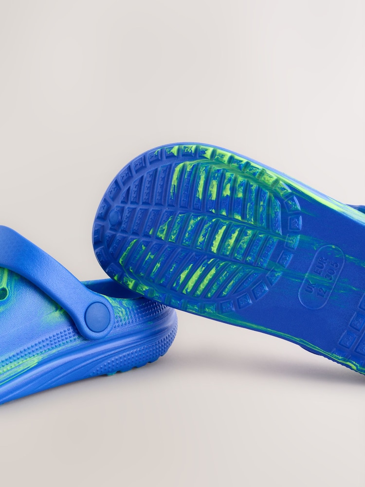 Blue/Green Marble Clogs - Image 5 of 5