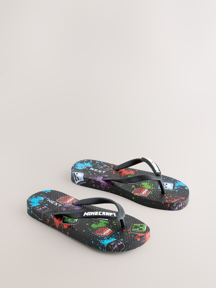 Чорний - Minecraft Flip Flops - Image 1 of 5