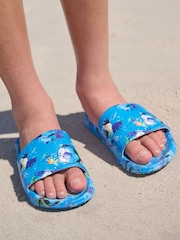 Blue Football Classic Sliders - Image 2 of 7