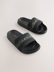 Black Subscribe Classic Sliders - Image 2 of 6