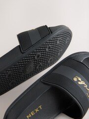 Black Subscribe Classic Sliders - Image 6 of 6