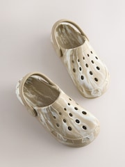 Neutral Marble Clogs - Image 3 of 5