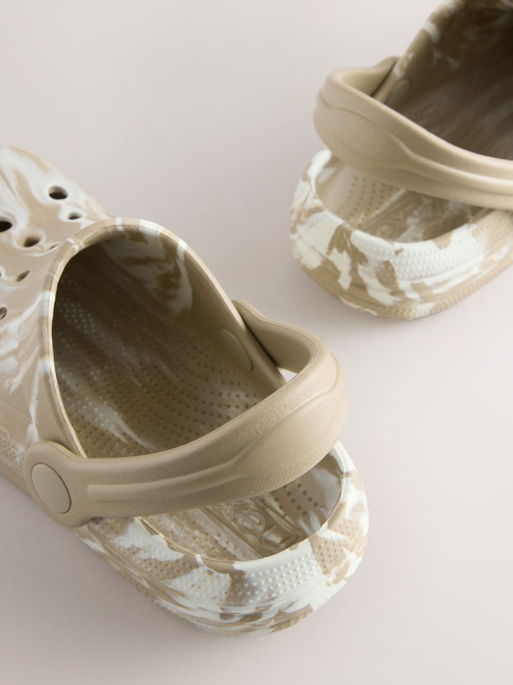 Neutral Marble Clogs - Image 5 of 5
