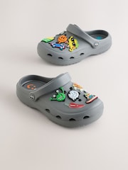 Grey Random Comfort Clogs - Image 1 of 5