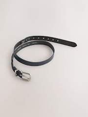 Navy Regular Leather Mix Belt - Image 2 of 3