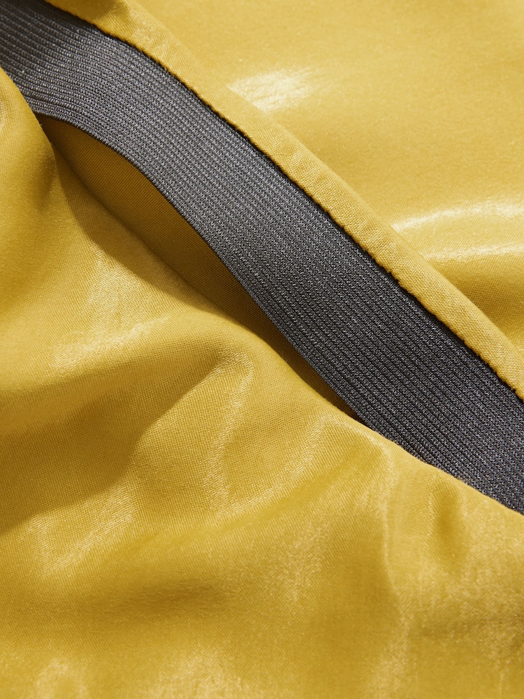 Olive Green Satin Midi Skirt - Image 3 of 3