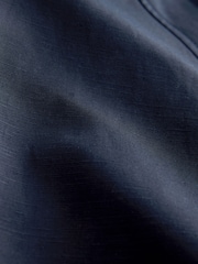 Marine - Blouson aviateur sans col en lin - Image 7 de 7