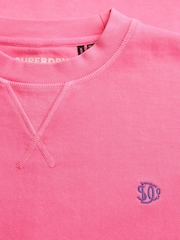 Superdry Pink Studios Relaxed Crew Neck Sweat Top - Image 8 of 8