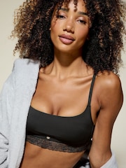 KBX Black Louisa Padded Soft Crop Bra - Image 5 of 6