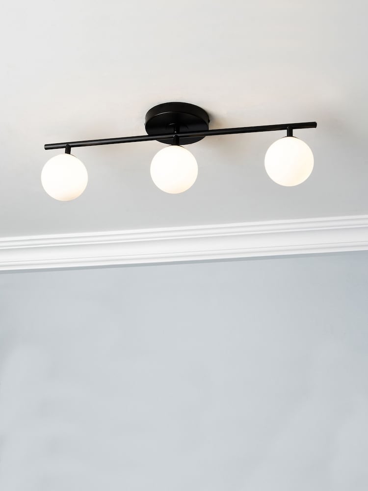 BHS Black Toronto Bathroom 3 Light - Image 1 of 4