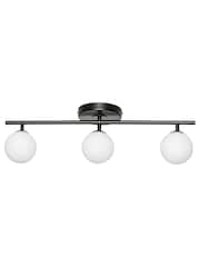 BHS Black Toronto Bathroom 3 Light - Image 3 of 4