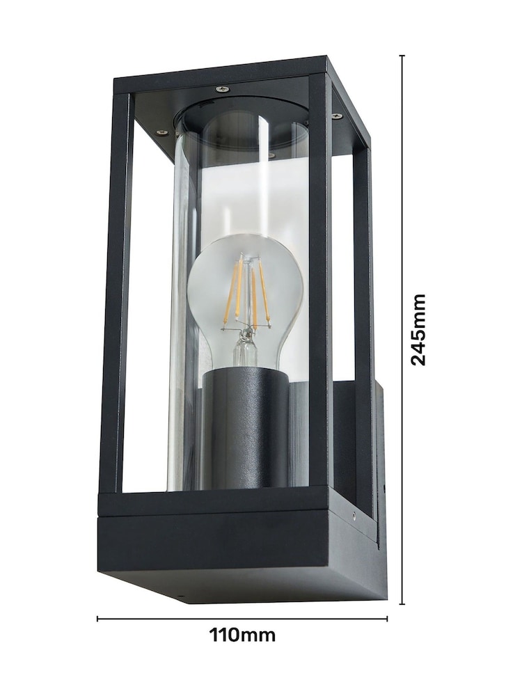 BHS Black Harmby Outdoor Wall Lantern - Image 4 of 4 BHS Black Harmby Outdoor Wall Lantern - Image 4 of 4