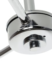 BHS Chrome Montreal Classic Bathroom Flush 3 Light - Image 2 of 4