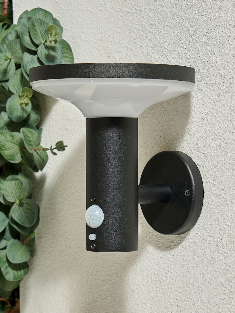 BHS Black Ombersley LED Solar Wall Light - Image 2 of 5 BHS Black Ombersley LED Solar Wall Light - Image 2 of 5