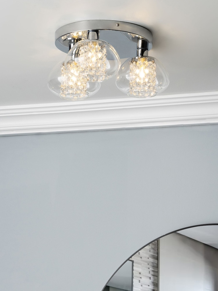 BHS Chrome Vancouver Glam Bathroom Light - Image 1 of 4 BHS Chrome Vancouver Glam Bathroom Light - Image 1 of 4