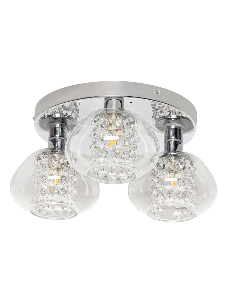 BHS Chrome Vancouver Glam Bathroom Light - Image 2 of 4 BHS Chrome Vancouver Glam Bathroom Light - Image 2 of 4
