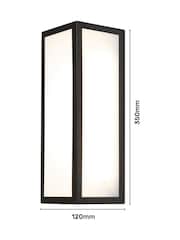 BHS Black Aylesford LED Outdoor Wall Lantern - Image 4 of 4