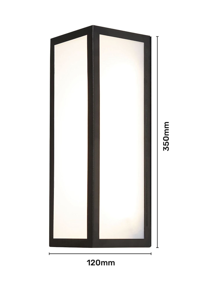 BHS Black Aylesford LED Outdoor Wall Lantern - Image 4 of 4