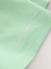 Bright Green Heavyweight Short Sleeve T-Shirt and Shorts Set (3-16yrs) - Image 8 of 8