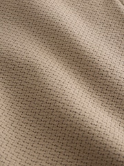 חום בהיר - Short Sleeve Zip Through Polo Shirt & Shorts Set (3-16yrs) - תמונה 10 מתוך 13