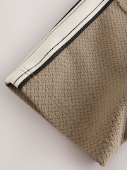 חום בהיר - Short Sleeve Zip Through Polo Shirt & Shorts Set (3-16yrs) - תמונה 13 מתוך 13