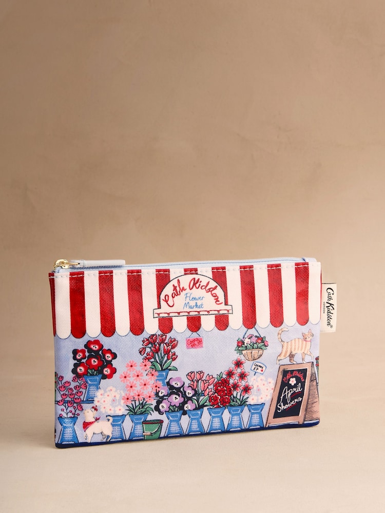 Cath Kidston Red Flower Market Zipped Purse - Image 1 of 3