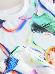 Multi Football Short Sleeve T-Shirt and Shorts Set (3-16yrs) - Image 10 of 10