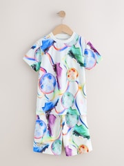 Multi Football Short Sleeve T-Shirt and Shorts Set (3-16yrs) - Image 6 of 10