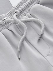 Grey and White Colourblock Short Sleeve Polo Shirt and Shorts Set (3-16yrs) - Image 5 of 5