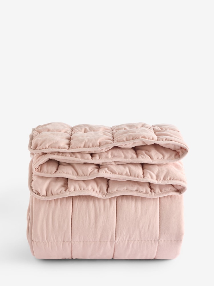 Pink Darcie Textured Quilted Bedspread - Image 1 of 1