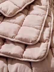 Pink Darcie Textured Quilted Bedspread - Image 3 of 4