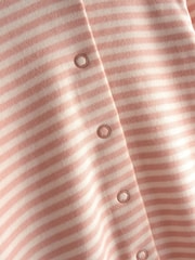 Jojo Maman Bébé Pink Sleepsuit - Image 8 of 10