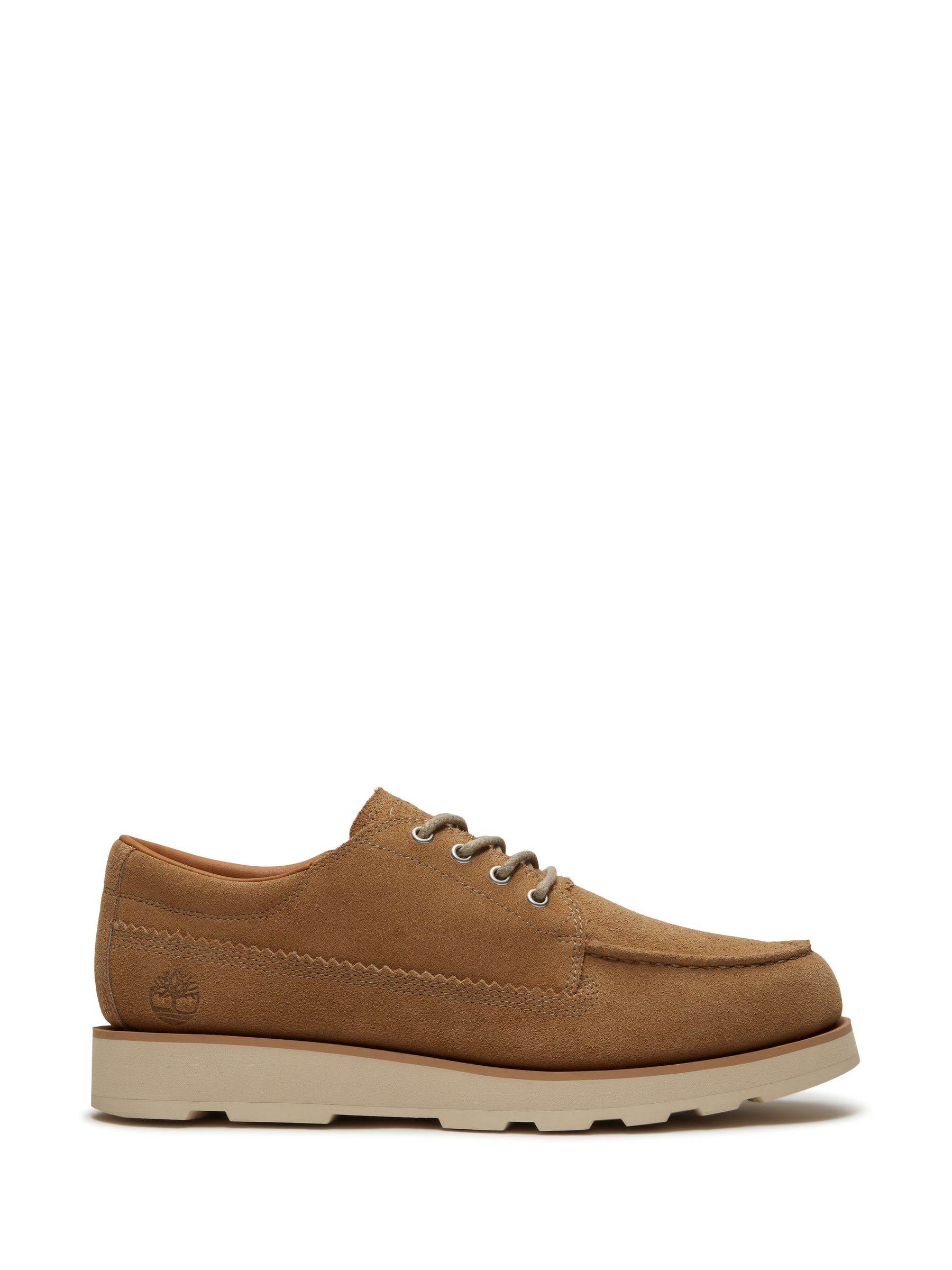 Timberland Suede Lace-Up Shoes - Male - Laced Shoes - Beige - 9 1/2 Uk - Shoes - Image 2