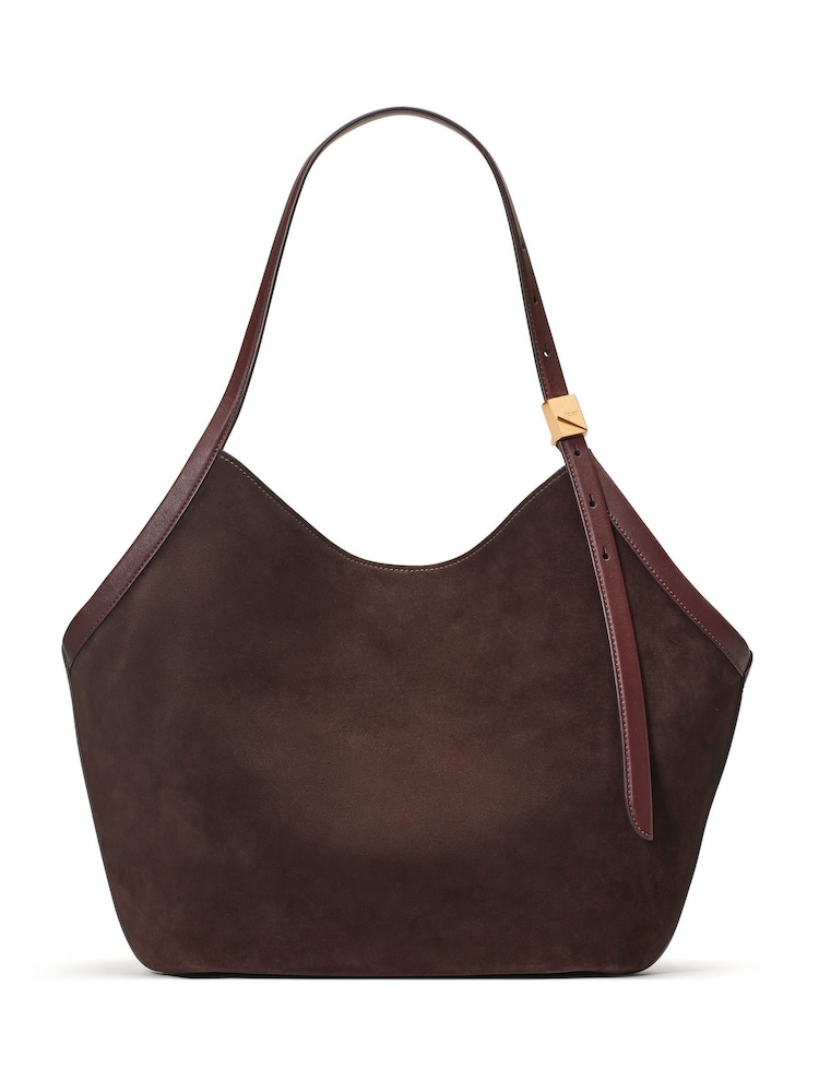 Kate Spade Deco Tulip Brown Tote - Image 1 of 5